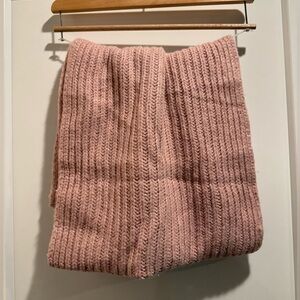 J. Crew Pink SCARF WOOL & CASHMERE